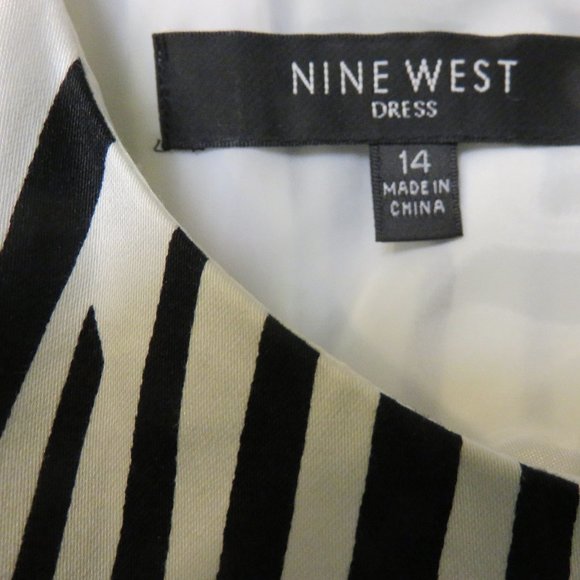 NINE WEST DRESS / SIZE 14 / COTT/SPANDEX / LINED - Picture 9 of 9